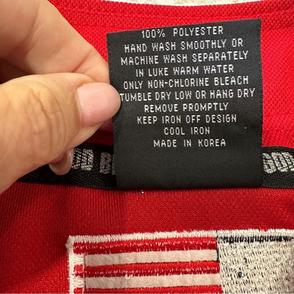 Colosseum Patriotic USA God Bless America Baseball Jersey M - Picture 8 of 13